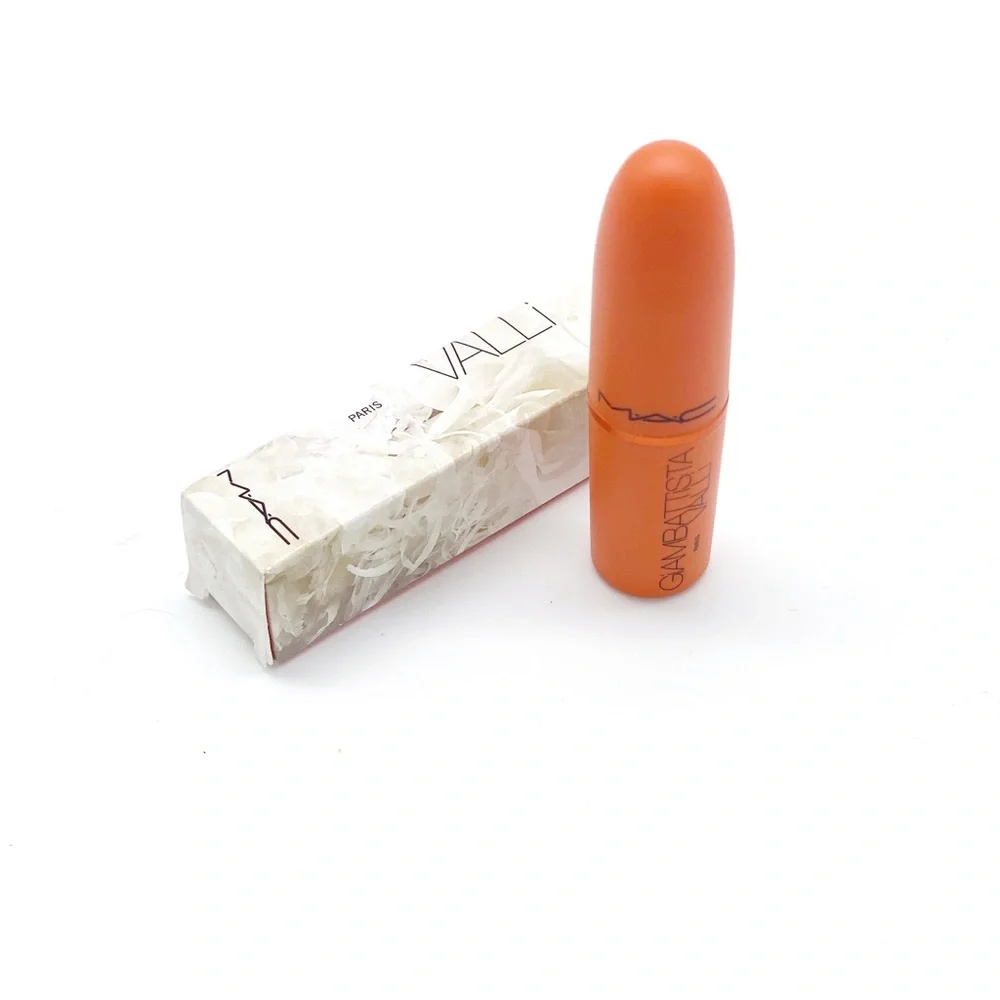 NIB MAC Giambattista Valli Matte Lipstick Margarita Orange Limited Edition Luxe